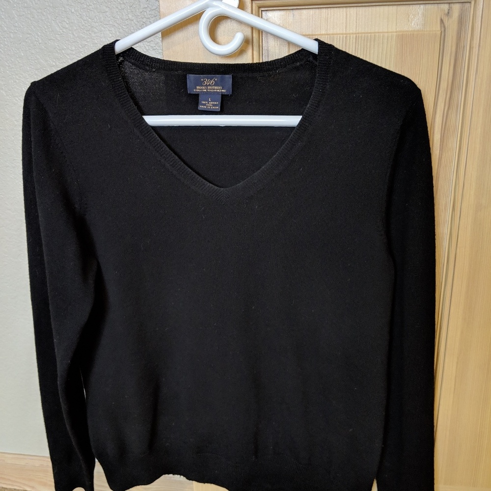 Brooks Brothers "346" Merino Wool Sweater